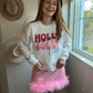 graphic Christmas sweatshirt, "Holly Jolly Christmas"