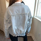 pearl and rhinestone denim jacket