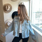 pearl and rhinestone denim jacket
