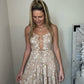 floral dress with cutouts in front