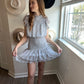 smocked floral dress