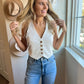 white halter vest